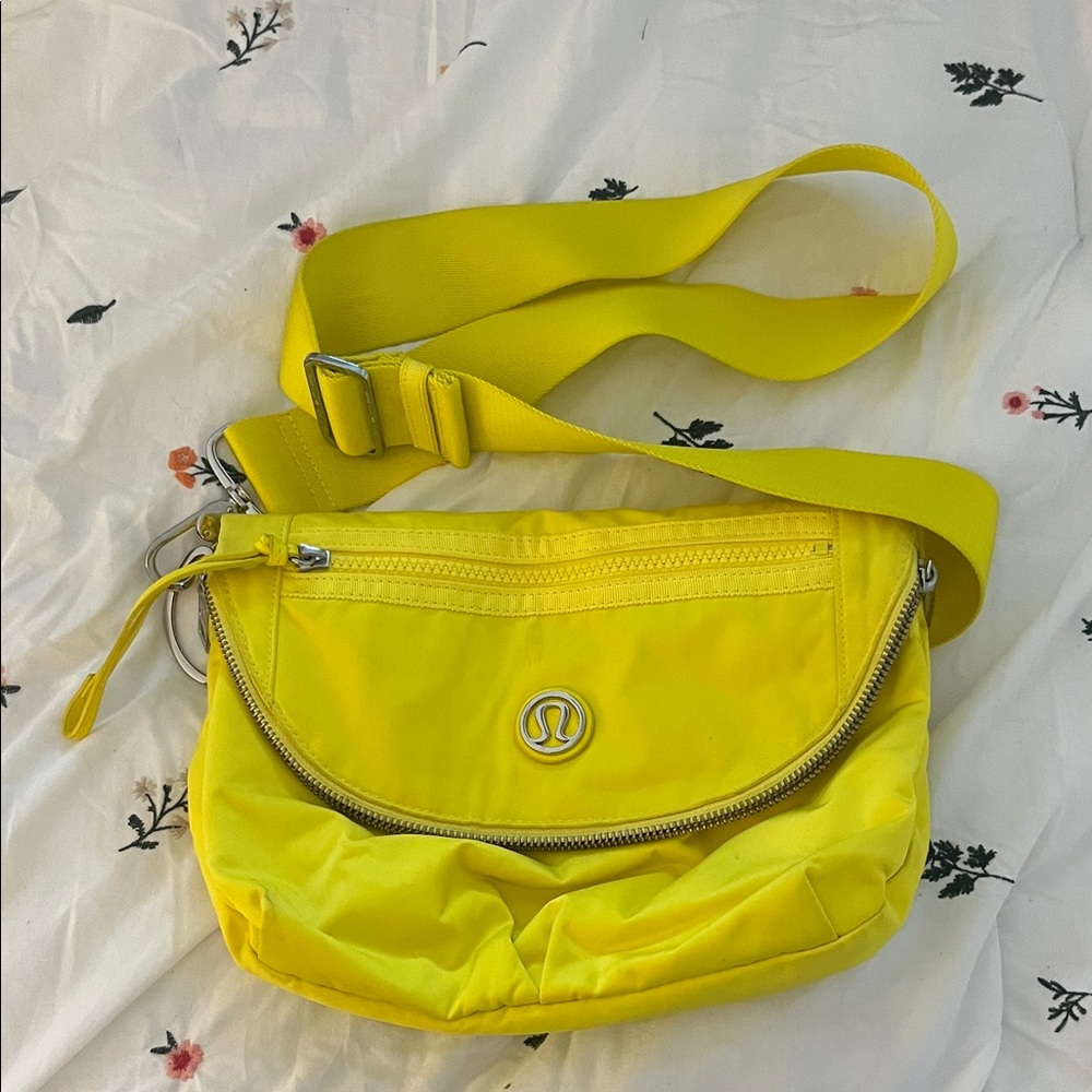 Lululemon Athletica Vibrant Yellow Crossbody Bag